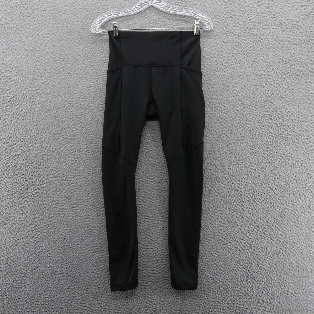 CALIA Womens Cold Weather High Rise Leggings Pure Black XS NEW